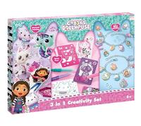 Gabby's Casa delle bambole Totum Craft Pack XL 3 in 1 per creare braccialetti con ciondoli, diamond paint...