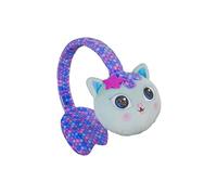 Gabby's - Cuffie Bluetooth per casa delle bambole con portata di 10 metri, controllo del volume, morbidi cuscinetti auricolari in peluche con archetto regolabile, pulsanti Play/Pausa/Volume/Skip e 200