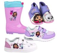 Gabby's Dollhouse - Bambina - Scarpe Sneakers Anche con Luci LED Stivali Pioggia Pantofole Ciabatte - Prodotto Originale [Pantofole Scarponcino 6081 Viola - 21]