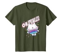 Gabby's Dollhouse Cakey Cat Oh Sprinkles! Maglietta, Bambini, Oliva, 6 Anni