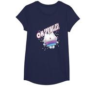Gabby's Dollhouse Cakey Cat Oh Sprinkles! Maglietta, Ragazze, Navy, M