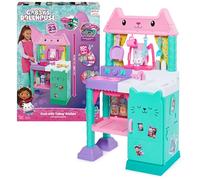 Gabby's Dollhouse, Cakey-Set Accessori da Cucina, Cibo da Gioco, Suoni, Musica e Giocattoli per Bambini Ragazzi dai 3 Anni in su, Colore Nero, Medium, 6069148