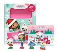 Gabby's Dollhouse Christmas Tattle Tales - Activity Books for kids, 12-page storybook, 4 figurines