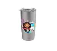 Gabby's Dollhouse Confetti Fun Friends Bicchiere termico in acciaio inox doppia parete