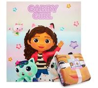 Gabby's Dollhouse Coperta Pile Letta per Bambini, Plaid Morbido Caldo - 150x130cm