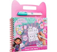 Gabby's Dollhouse Dipingere con acqua - Color & Create - Pagine da colorare riutilizzabili (GD24358)