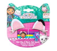 Gabby's Dollhouse - Elastici per capelli con orecchie e elastici per capelli