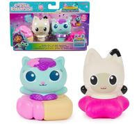 Gabby's Dollhouse Età 3+: Gabby Cat Bath Squirters, Mercat e Pandy Paws galleggiante Bambino Giocattoli da bagno per ragazze e ragazzi dai 3 anni in su