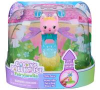 Gabby's Dollhouse Fairylandia, Anello con Ali magiche per Il Gattino Baby Box con Base per Esposizione, Giocattoli per Bambini e Bambine dai 3 Anni in su