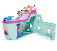 Gabby's Dollhouse , Crociera dei gatti di Gabby, nave da crociera giocattolo con 2 personaggi, giocattoli a sorpresa e accessori per la casa delle bambole, giocattoli per bambine e bambini dai 3 anni in su