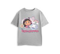 Gabby's Dollhouse Grigio Cat-titude T-shirt a maniche corte Ragazze