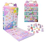 Gabby's Dollhouse: Il film Calendario dell'Avvento 2025 Dolce Sorpresa Invernale 24 Giocattoli a Sorpresa con Figura Gabby, Amici Gatti & Accessori per Bambini dai 3 anni in su