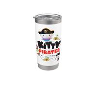 Gabby's Dollhouse Kitty Pirates Adventure Bicchiere termico in acciaio inox doppia parete