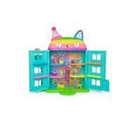 Gabby's Dollhouse, la Casa delle Bambole di Gabby a Tema Festa, 15 Pezzi a Tema Arcobaleno, Personaggi e Mobili per la Casa delle Bambole con Effetti Sonori, Alta 60 cm, 3+ Anni