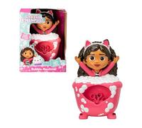 Gabby's Dollhouse - Macchina automatica per bolle per bambini con motivo di carattere, crea un flusso continuo di bolle, include una soluzione a bolle da 118 ml, gioco da giardino all'aperto per tutti