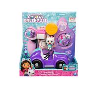 Gabby's Dollhouse , La macchina di Carlita con personaggio Pandi Panda e accessori, giochi per bambini dai 3 anni in su
