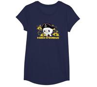 Gabby's Dollhouse Pandy Paws Panda-A-Bundga! C2 Maglietta, Ragazze, Navy, XS
