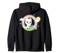 Gabby's Dollhouse Pandy Paws Rainbow Celebration Felpa con Cappuccio