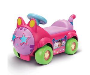 Gabby's dollhouse party bus ride-on con luci e suoni