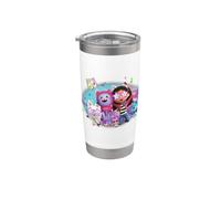 Gabby's Dollhouse Party Pals Celebration Bicchiere termico in acciaio inox doppia parete