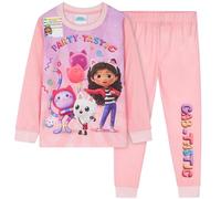 Gabby's Dollhouse Pigiama Bambina Set, Lungo Pigiami Ragazza e Bimba, Abbigliamento da Casa Calda, Idea Regalo Bambina (3-4 Anni, Rosa)