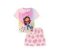 Gabby's Dollhouse Pigiama corto rosa con glitter per ragazze rende tutto meglio, rosa, 4-5 Years