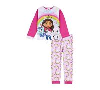 Gabby's Dollhouse Pigiama da bambina, prodotto ufficiale, rosa, 3-4 Years