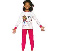 Gabby's Dollhouse Pigiama Ragazza 100% Cotone Jersey in 2 Colori (UN50L2549) (IT, età, 3 Anni, Regular, Bianco)