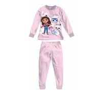 Gabby's Dollhouse Pigiama Ragazza 100% Cotone Jersey in 2 Colori (UN50L2549) (IT, età, 7 Anni, Regular, Rosa)