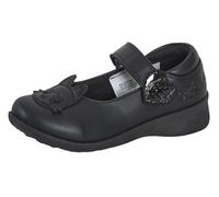Gabby's Dollhouse Scarpe da scuola per bambini Pandy Paws nere suola resistente nera cinturino facile da fissare, Nero , 25 EU