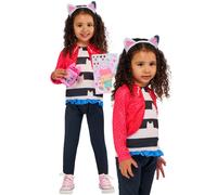Gabby's Dollhouse Scatola Set Bambini Costume Forti Set Adesivi Età 3-8