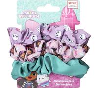 Gabby's Dollhouse Scrunchies in tessuto 3 pezzi per ragazze | Elastico elastico con disegni stampati e colori pastello ispirati alla serie Netflix