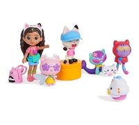 Gabby's Dollhouse, Set di figure a tema viaggio con una bambola Gabby, 5 figure giocattolo per gatti, giocattoli a sorpresa e accessori per la casa delle bambole, giocattoli per bambini per ragazze e
