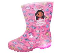 Gabby's Dollhouse Stivali da Pioggia e Neve per Bambine, Modello, luci, da Wellington per Bambine