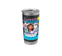 Gabby's Dollhouse Summer Vacation Bicchiere termico in acciaio inox doppia parete