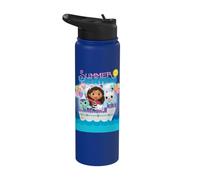 Gabby's Dollhouse Summer Vacation Stainless Steel Insulated Water Bottle