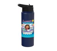Gabby's Dollhouse Summer Vacation Stainless Steel Insulated Water Bottle
