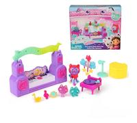 Gabby's Dollhouse: The Movie, Paw-Some Party Story Set con DJ Catnip, 2 gomme giocattolo per gatti figure e accessori, giocattoli per bambini per ragazze e ragazzi dai 3 anni in su
