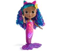 Gabby's Dollhouse The Movie, Sing & Shine Gabby, Waterproof Mermaid Doll with Lights & Sounds, Kids Toys for Girls & Boys Ages 3 And Up, Multicolore, 6074338