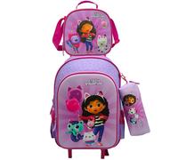 Gabbys Dollhouse Trolley set + pencil case + lunch bag