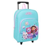 GABBY'S DOLLHOUSE - Zaino per bambini con carrello compatto, ideale per bambini di diverse età, comodo e versatile, qualità e resistenza, 33 x 43 x 15 cm