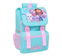 GABBY'S DOLLHOUSE - Zaino per bambini, estensibile, facile da pulire, ideale per bambini di diverse età, comodo e versatile, qualità e resistenza, 28,5 x 15 x 41 cm