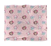 Gabby's DollhouseVellutato Cuori Pandy Paws Supermorbido Coperta (TV23774)