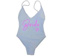 GabChi Sposa Squadra Costume One Piece Team Bride Donne Bachelor Party Costumi da Bagno-Sposa5-S