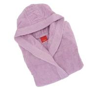 Gabel - Accappatoio adulto unisex in spugna di puro cotone idrofilo, tinta unita, peso spugna 380 gr/mq, ampie tasche, cintura e pratico cappuccio, anche come vestaglia.