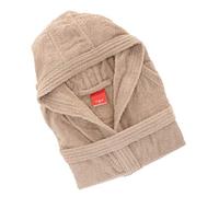 Gabel - Accappatoio adulto unisex in spugna di puro cotone idrofilo, tinta unita, peso spugna 380 gr/mq, ampie tasche, cintura e pratico cappuccio, anche come vestaglia.