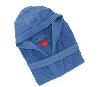 Gabel - Accappatoio adulto unisex in spugna di puro cotone idrofilo, tinta unita, peso spugna 380 gr/mq, ampie tasche, cintura e pratico cappuccio, anche come vestaglia.