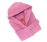Gabel - Accappatoio adulto unisex in spugna di puro cotone idrofilo, tinta unita, peso spugna 380 gr/mq, ampie tasche, cintura e pratico cappuccio, anche come vestaglia.