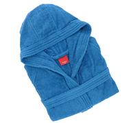 Gabel - Accappatoio adulto unisex in spugna di puro cotone idrofilo, tinta unita, peso spugna 380 gr/mq, ampie tasche, cintura e pratico cappuccio, anche come vestaglia.