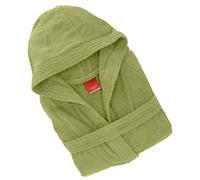 Gabel - Accappatoio adulto unisex in spugna di puro cotone idrofilo, tinta unita, peso spugna 380 gr/mq, ampie tasche, cintura e pratico cappuccio, anche come vestaglia.